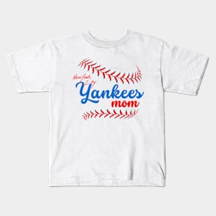 yankees mom fan Kids T-Shirt